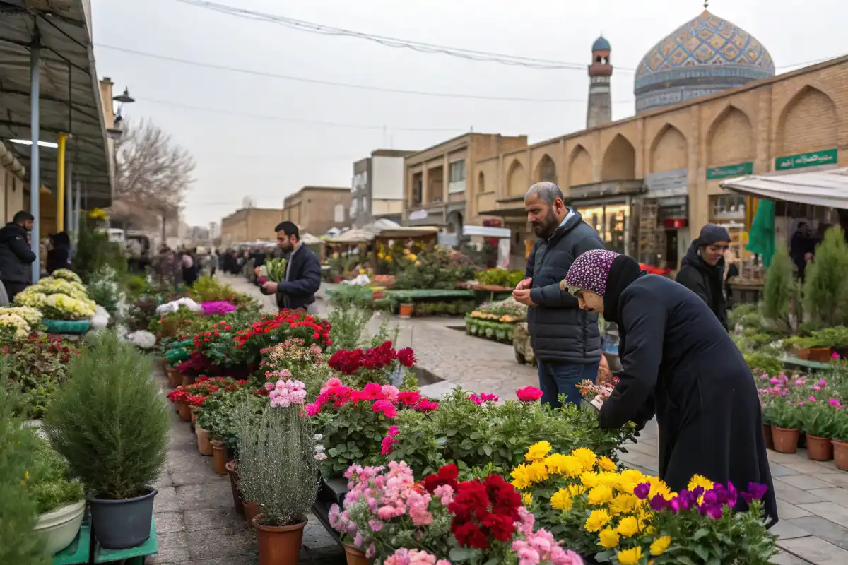 خرید گیاهان در بازار
