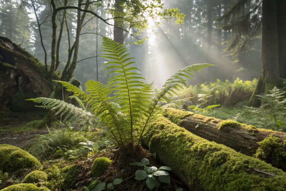 گیاه سرخس در محیط طبیعی