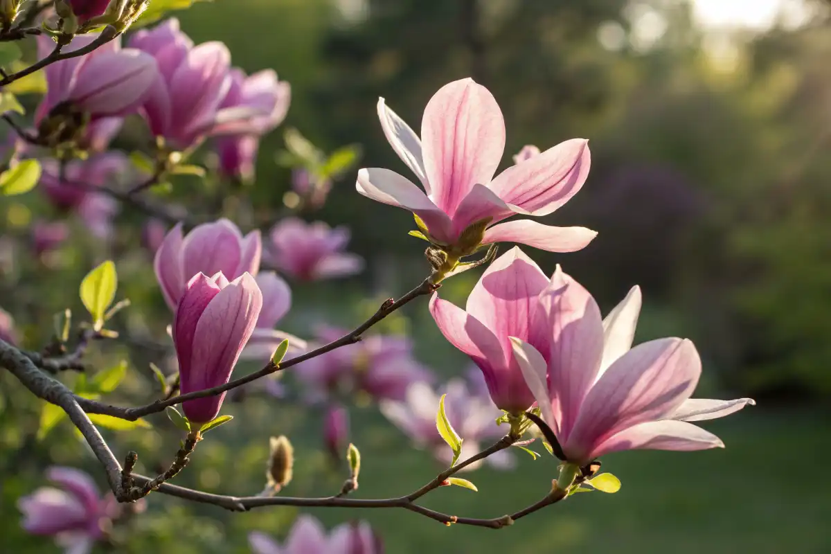 گل‌های مگنولیای فنجانی