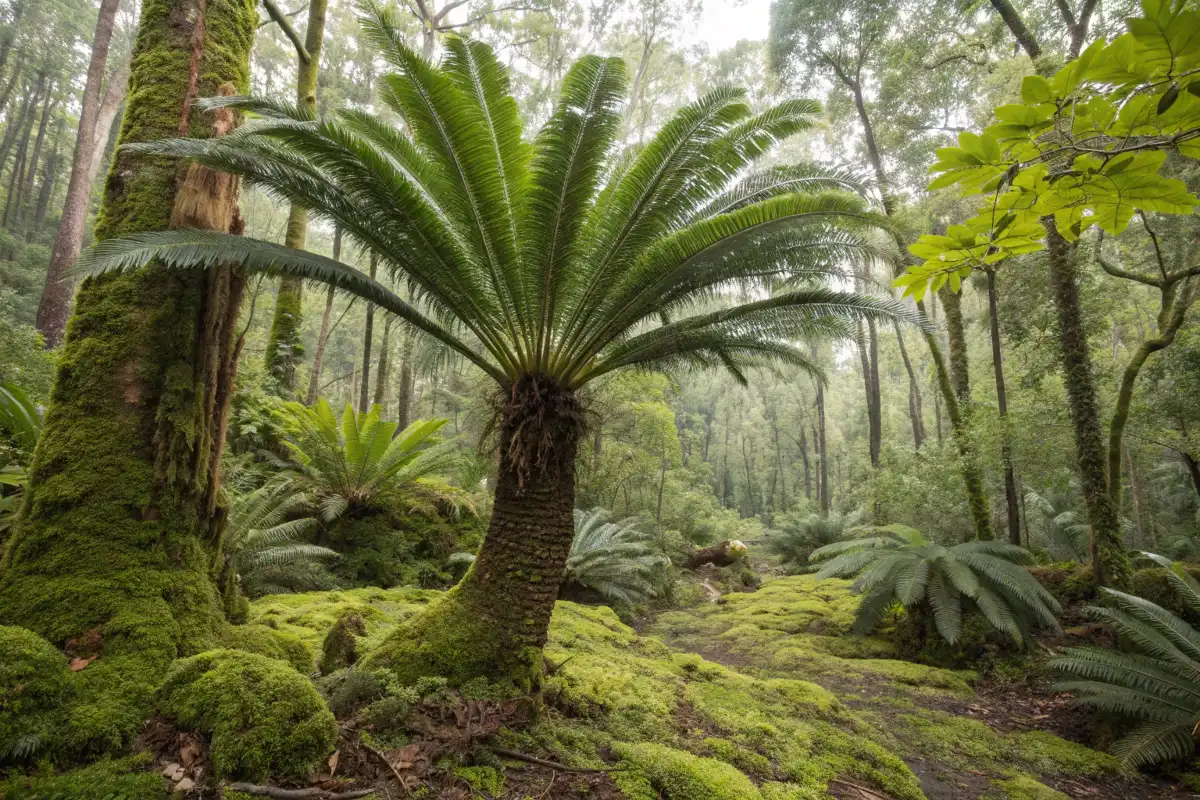 زیستگاه سیکاد در جنگل گرمسیری