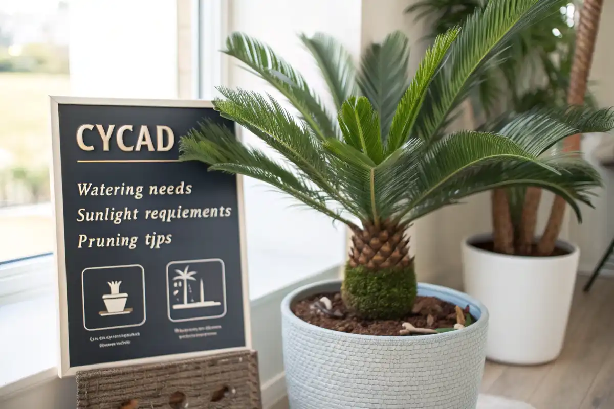 روش نگهداری سیکاد در گلدان