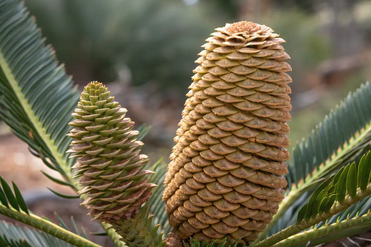 مخروط‌های نر و ماده سیکاد