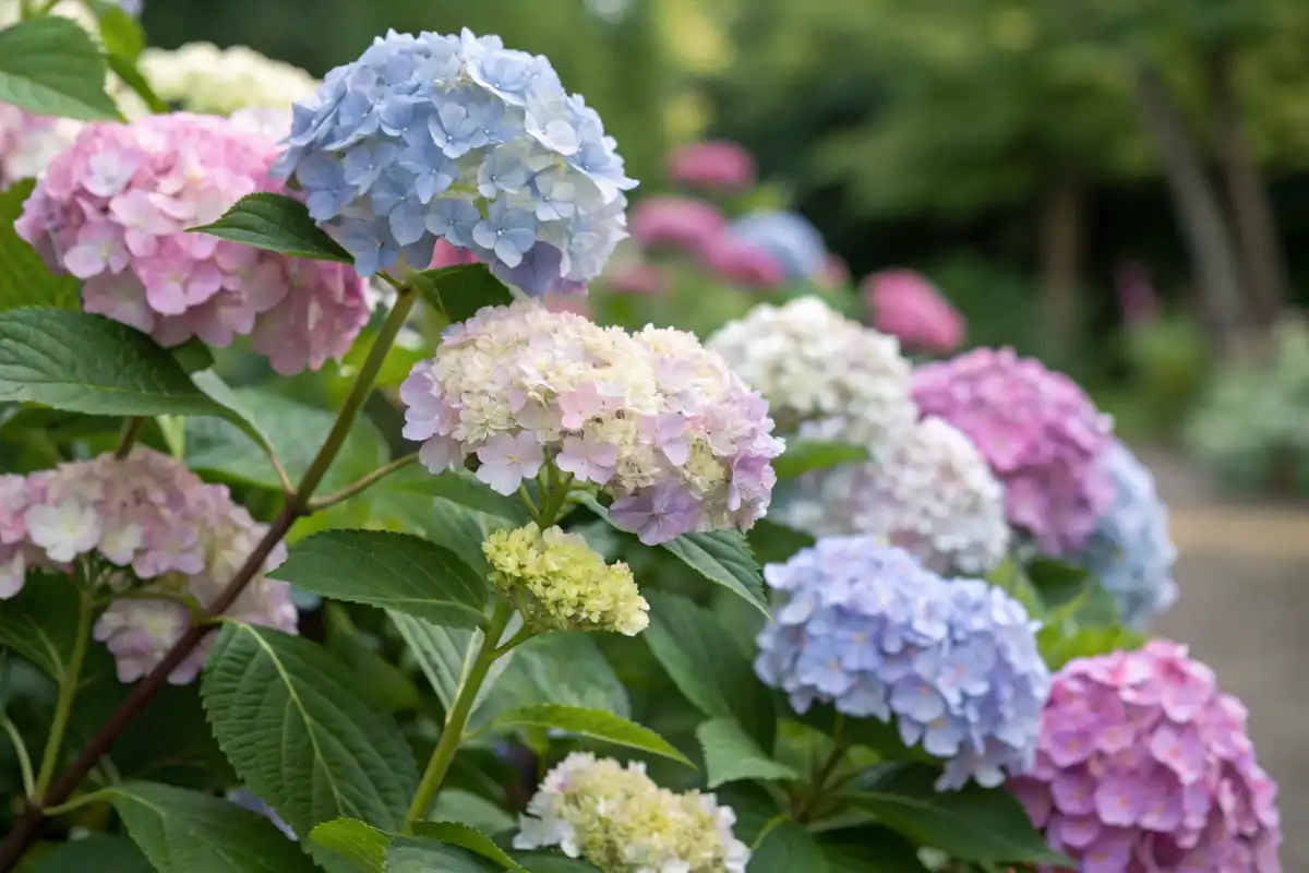 انواع گل ادریسی