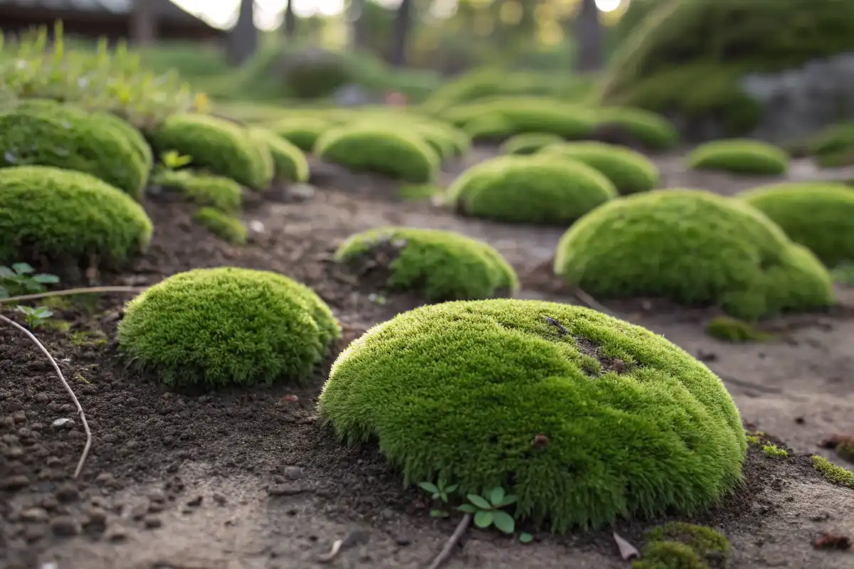 انواع خزه بالشتکی