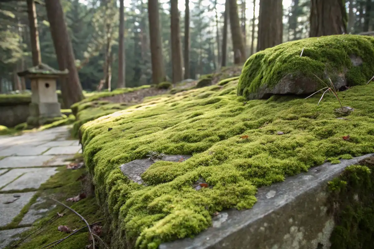 خزه فرشی روی سنگ