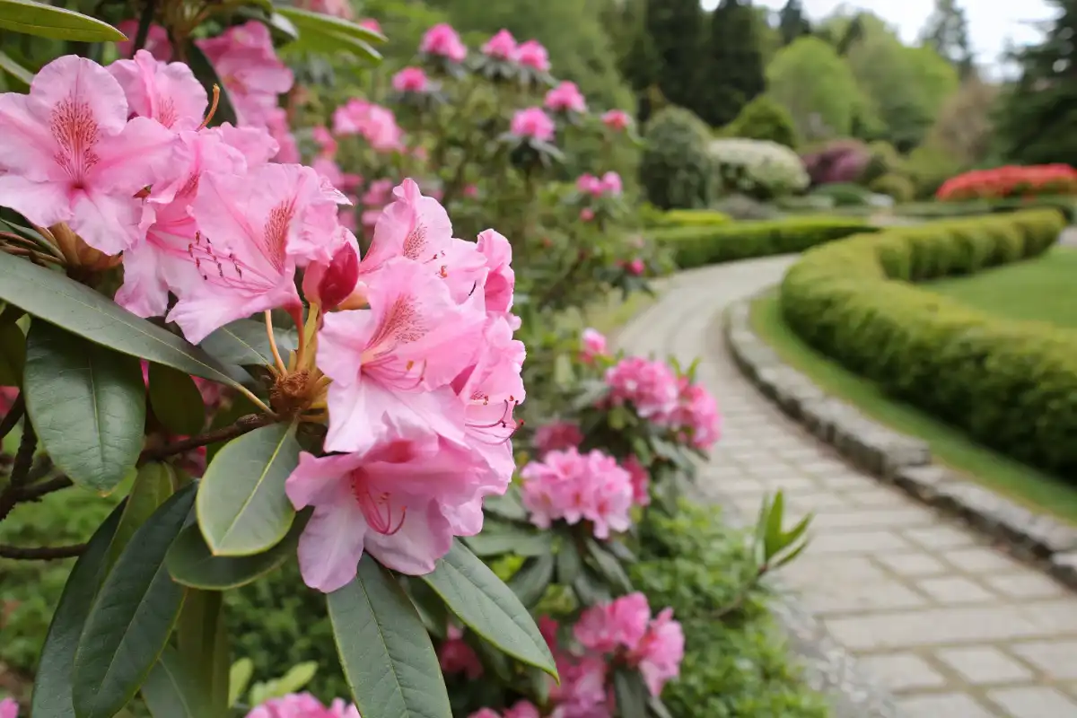 گل آزالیا صورتی