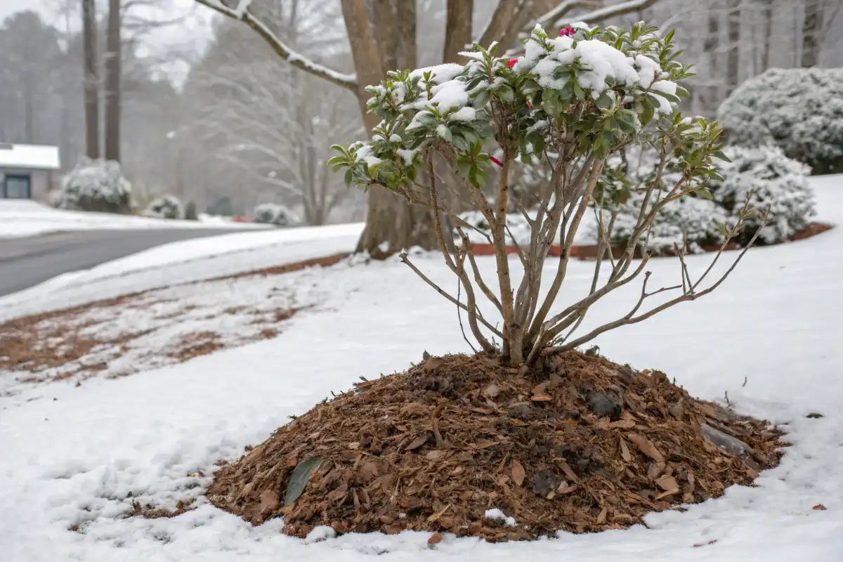 آزالیا در زمستان